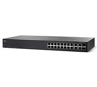Cisco SG 300-20 Gestionado L3 Negro - Switch de Red (Gestionado, L3, Bidireccional Completo (Full Duplex), Montaje en Rack)