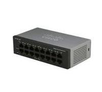 Cisco Switch no administrado SG110-16HP de Cisco con 16 puertos Gigabit Ethernet (GbE) más PoE de 64 W, protección limitada de por vida (SG110-16HP-EU)