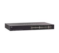 Cisco SG250X-24 - Conmutador inteligente de 24 puertos Gigabit y 4 puertos 10 Gigabit Ethernet (2 x 10GBASE-T + 2 x SFP+) (SG250X-24-K9-UK)