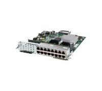 Cisco SM-ES3G-16-P= Gigabit Ethernet módulo conmutador de red - Módulo de conmutador de red (Gigabit Ethernet, 10,100,1000 Mbit/s, IEEE 802.1Q,IEEE 802.1p,IEEE 802.1x,IEEE 802.3ab,IEEE 802.3af,IEEE 802.3u, 1 Gbit/s, Cisco Catalyst 2900/3900, SNMP,SSH,SSL/TLS)
