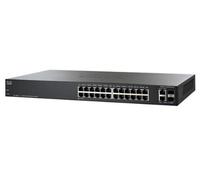 CISCO Small Business 200 Series Switch SF200-24 - Conmutador gestionado - 24 x 10/100 + 2 SFP Gigabit combinados - Escritorio