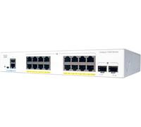 Cisco Switch de Red Cisco Catalyst 1000-16FP-2G-L, 16 Puertos GbE PoE+, asignación PoE de 240 W, 2 Puertos de Enlace Ascendente SFP de 1 G, garantía Limitada de por Vida Mejorada (C1000-16FP-2G-L)