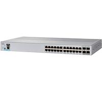 Cisco Switch de Red Cisco Catalyst 2960L-24TQ-LL, 24 Puertos GbE, 4 Puertos de Enlace Ascendente SFP+ de 10 G, Funcionamiento sin Ventilador, garantía Limitada de por Vida Mejorada (WS-C2960L-24TQ-LL)