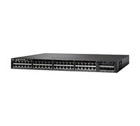 Cisco Switch de red Cisco Catalyst 3650-48PS-L, 48 puertos GbE PoE+, 4 enlaces ascendentes de 1 G, conjunto de características de base LAN, garantía limitada de por vida mejorada (WS-C3650-48PS-L)