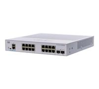 Cisco Switch gestionado Cisco Business CBS350-16T-E-2G | 16 puertos GE | Proveedor de alimentación externa | 2 x SFP de 1 G | Protección limitada de por vida (CBS350-16T-E-2G)