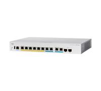 Cisco Switch gestionado Cisco Business CBS350-8MGP-2X | 2 puertos de 2,5 GE | 6 puertos GE | PoE | 2 combinados de 10 G | Garantía limitada de hardware de por vida (CBS350-8MGP-2X-EU)