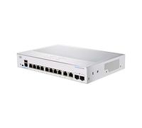 Cisco Switch gestionado Cisco Business CBS350-8T-E-2G | 8 puertos GE | Proveedor de alimentación externa | 2 x 1 G combinados | Protección limitada de por vida (CBS350-8T-E-2G)