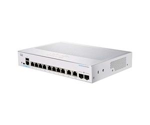 Cisco Switch gestionado Cisco Business CBS350-8T-E-2G | 8 Puertos GE | Proveedor de alimentación Externa | 2 x 1 G Combinados | Protección Limitada de por Vida (CBS350-8T-E-2G)