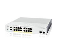 Cisco Switch Inteligente Catalyst 1200-16P-2G, GE de 16 Puertos, PoE, SFP GE 2x1, protección Limitada de por Vida (C1200-16P-2G)