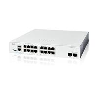 Cisco Switch Inteligente Catalyst 1200-16T-2G, GE de 16 Puertos, SFP GE 2x1, protección Limitada de por Vida (C1200-16T-2G)