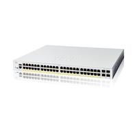 Cisco Switch Inteligente Catalyst 1200-48P-4G, GE de 48 Puertos, PoE, SFP GE 4x1, protección Limitada de por Vida (C1200-48P-4G)