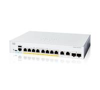 Cisco Switch Inteligente Catalyst 1200-8FP-2G, GE de 8 Puertos, PoE Completo, Combo GE 2x1, protección Limitada de por Vida (C1200-8FP-2G)