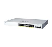 Cisco Switch inteligente Cisco Business CBS220-24FP-4G | 24 puertos GE | PoE completo | 4 SFP de 1 G | 3 años de garantía limitada de hardware (CBS220-24FP-4G-EU)