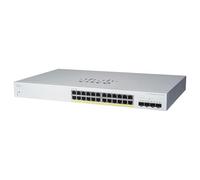 Cisco Switch Inteligente Cisco Business CBS220-24P-4X | 24 Puertos GE | PoE | 4 SFP+ de 10 G | 3 años de garantía Limitada de Hardware (CBS220-24P-4X-EU)