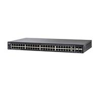 Cisco Switch inteligente SF250-48 de Cisco con 48 puertos Fast Ethernet y 4 puertos Gigabit Ethernet (GbE), protección limitada de por vida (SF250-48-K9-EU)