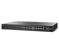 Cisco Switch Inteligente SG220-26 de Cisco con 24 Puertos Gigabit Ethernet (GbE) más 2 SFP de combinación Mini-GBIC Gigabit Ethernet, protección Limitada de por Vida (SG220-26-K9-EU)
