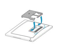 Cisco Systems Adapter y Kit de Montaje en Pared VESA, Compatible con Monitor Desk Pro, para Interfaces de 100x100 mm a 200x200 mm con Gestión de Cables