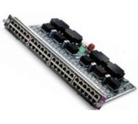 Cisco WS-X4248-RJ45V= módulo conmutador de Red - Módulo de conmutador de Red (10Base-T, 100Base-T, 0,1 Gbit/s)