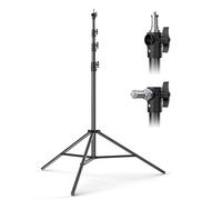 Cisian - Trípode de luz resistente de 13 pies, trípode de fotografía de metal acolchado de aire de 160 pulgadas/4 m con adaptador de tornillo de 1/4 y 3/8 pulgadas para la mayoría de cámaras réflex