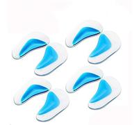 Cisixin 4 Pares Plantillas Ortopédicas para Niños y Niñas, Plantillas para Pies Planos, Almohadillas Protectoras de Gel Metatarsiano Medio para Fascitis Plantar, Pies Planos, Alivio del Dolor de Pie