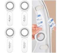 Cisixin 4 Pcs Elevador de Tapa de Inodoros, Mango de Elevador de Aasiento de Inodoro, Herramienta de Elevación de Cubierta de Inodoro Adhesiva para Evitar el Tacto y Elevar la Tapa de Inodoro