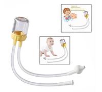 Cisixin Aspirador Nasal de Seguridad para bebés,Aspirador de vacío de la Nariz,Lavable y Reutilizable
