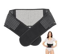 Cisixin Faja Ortopedica Lumbar, Auto Calefacción Faja Lumbar, Cinturón Lumbar para Terapia de Postura, Transpirable Faja Lumbar Trabajo, para Aliviar Dolor y Lesiones, Escoliosis, Ciática