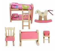 Cisixin Los niños Juguetes casa de habitación Conjunto de habitacion Mueble de Madera para Juguete Ninos