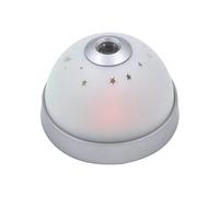 Cisixin - Reloj LCD para proyector Digital de proyección de Snooze Despertador LED Colorido Cambio Estrella Estrella Noche Cielo proyector