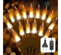 Ciskotu Cadena Luces de Navidad, 4.35M 20LED Luces Navidad Arbol con Enchufe, IP44 Impermeable Guirnarldas Luces Interior Exterior Decoracion Navidad para Fiestas Jardín