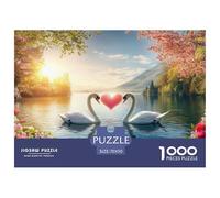 Cisne 1000 Pieces Jigsaw Puzzles For Adults Family Challenge Toys Stress Relieving Entertainment Exercise The Memory of The Brain for The Whole Family, Gifts for Women, Gifts for Men 70x50cm/100