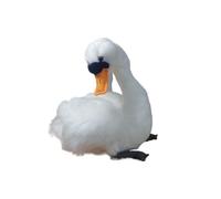 Cisne de simulación, Juguete de Peluche, Animal súper Bonito, muñeco de Peluche, Regalo de educación temprana Suave y Bonito, decoración del hogar