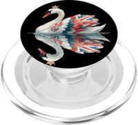 Cisne Genial con Colores del Reino Unido para los Amantes británicos PopSockets PopGrip para MagSafe