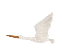 Cisne para colgar en la pared de lino y algodón, muñecos de peluche de cisne, adornos para habitación de niños, decoración blanca, muñeco de peluche de cisne colgante para colgar en la pared, muñecos