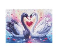 Cisne Puzzle 500 Piezas Cartón Blanco Premium para Expertos Bestias fantásticas Tiempo Ocio En Casa Relajación Mental para Enmarcar 500 PCS