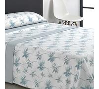 Cisne Rojo Juego de Sábanas Pirineo Invierno Térmicas Suaves Estampadas - Modelo Mimosa Color Gris - Cama 180 cm