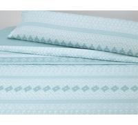 Cisne Rojo Juego de Sabanas Pirineo.Juego de Sabanas Invierno. Sabanas Estampadas Calentitas. Calidad y Diseño. para Cama 105 cm. Color Verde. Modelo Nazarí. (100148-105-V)