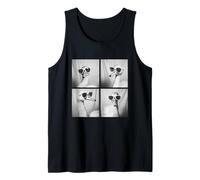 Cisnes divertidos con gafas de sol Cool Birds Humor Animales Meme Camiseta sin Mangas