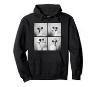 Cisnes divertidos con gafas de sol Cool Birds Humor Animales Meme Sudadera con Capucha