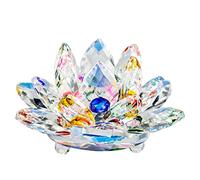 Cisolen Lotus Crystal Blüten Dekoration Feng Shui Kugel Cristales Ornamente Wohnaccessoires BastelHochzeit