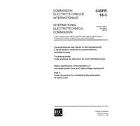 CISPR 18-3 Ed. 1.0 b:1986, Radio interference characteristics of overhead power lines and high-voltage equipment. Part 3: Code of practice for minimizing the generation of radio noise