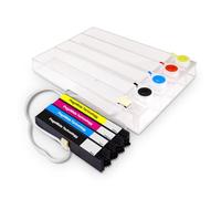CISS Sistema Tinta Continua Compatible con HP 972X 973X | Sistema Recargable, Suministro Tinta, Oficina, Impresión Continua(99X)