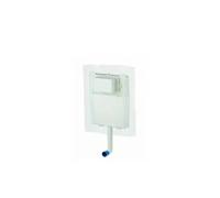 Cisterna de Doble Descarga WALLFIT Unisan para Inodoros de Pared - Placa satinada PLAN