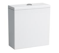 Cisterna LAUFEN PRO, descarga de 2 cisternas, 6 L, conexión de agua en la parte trasera, blanca, H8299510009711, Color: Blanco