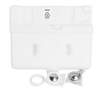 Cisterna oculta con botón pulsador - Cisterna de inodoro de doble descarga - Juego completo de instalación