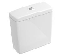 Cisterna Villeroy & Boch O.novo, entrada de agua lateral o trasera, 385 x 165 x 360 mm, 5760G1R1, Color: Cerámica Blanca