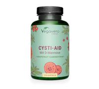 Cistitis Complex Vegavero® | Arándano Rojo + D Manosa | Altamente Concentrado | Infecciones Urinarias | Ortiga Verde + Gayuba| 120 Cápsulas | Natural & Vegano | Sin Aditivos