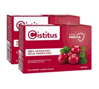 Cistitus | Pack 2 x 60 comprimidos | Fase Previa | Arándano Rojo Americano, Alta Concentración PACs, Vitamina C y Salvia. Complemento Alimenticio para el Bienestar Urinario.