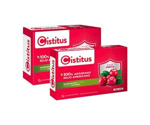 CISTITUS Pack 60 Comprimidos + 30 Comprimidos - Complemento Alimenticio con Arándano Rojo. 100% Ingredientes de origen Natural - Apto para Diabéticos