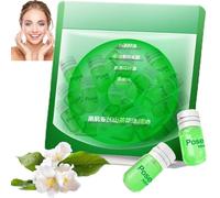 Cisto Cleansing Oil Mini, Cisto Aceite Desmaquillante, Cisto Suavizante Aceite Limpiador Suave para Viajes 2ml 20pcs, Limpiadores de aceite de limpieza facial desechables portátiles (Green)